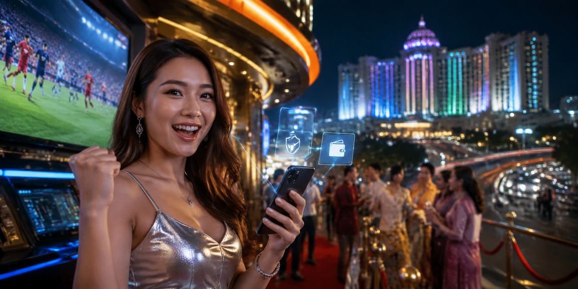 Pengguna Malaysia membuat deposit di Genting Highlands melalui platform hqe2