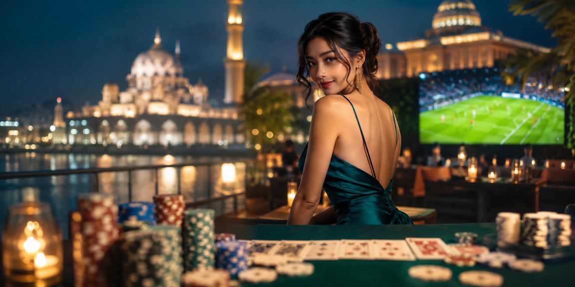 Pengguna Malaysia melakukan pertaruhan bola sepak di Putrajaya melalui hqe2
